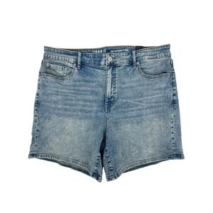 Torrid Denim Shorts  Womens 18 Blue High-Rise Perfect 7" Vintage Stretch NWT